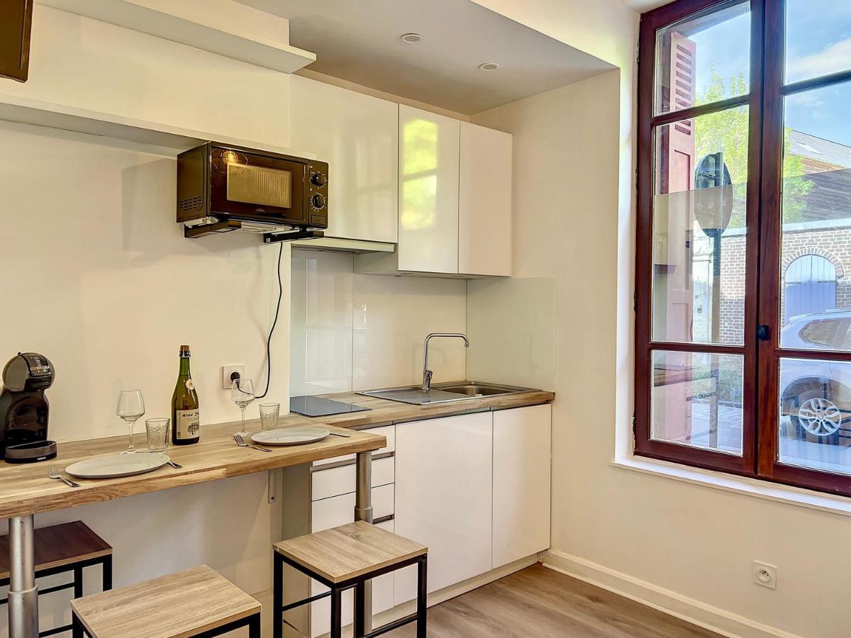 Rose Apartment Honfleur Bagian luar foto